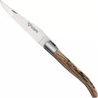 Laguiole En Aubrac Spalted Beechwood, Matt Bolster, couteau de poche, 12 cm