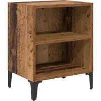 vidaXL Cabinet de chevet Bois ancien 40 x 30 x 50 cm Bois d'ingénierie