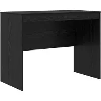vidaXL Bureau noir imitation chêne 100 x 50 x 76 cm