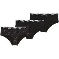 Puma 701236777 Hipster Panties 3 Units Noir XS Femme