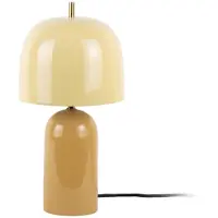 Present Time - Lampe de table Rico - couleur ocre - Ø20cm Lampe de table - Lampe de chevet, salon, chambre à coucher