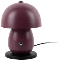 Leitmotiv - Lampe de table Mono Led - Violet foncé - Ø14cm Lampe de table - Lampe de chevet, salon, chambre à coucher