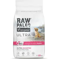 Raw Paleo Ultra Pork Medium&Large Puppy 10kg pour les chiots de moyenne et grande race porcine