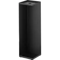 Yamazaki Porte-rouleau de toilette - Tour - Noir
