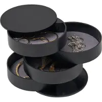 Yamazaki Porte-Bijoux Yamazaki Tower 4 Tiers Noir
