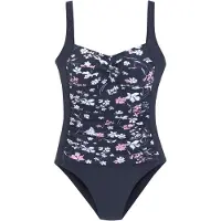 LASCANA Maillot de bain bleu marine / rose / blanc