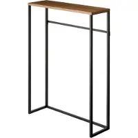 SmartaSaker Console d'entrée en bois et métal Tower