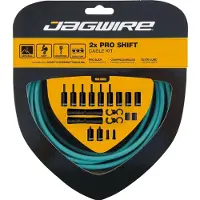Jagwire Kit De Câbles De Dérailleur Vélo Double - Gaine Et Câble Haute Performance -