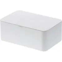 Yamazaki - 3255 - Smart Boite de rangement pour lingettes humides Blanc