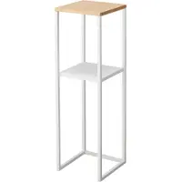 Yamazaki Étagère à 2 niveaux avec plateau en bois TOWER