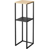 Yamazaki Étagère à 2 niveaux avec plateau en bois TOWER