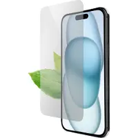 Mobiparts Recycled Tempered Glass Apple iPhone 15 (1 pcs, Apple iPhone 15), Téléphone portable : film de protection, Transparent