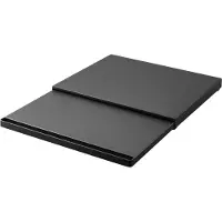 Yamazaki Tablette de cuisine 45x4x37cm Plateau extensible Métal Tower noir