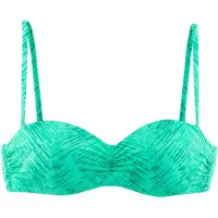 Jette Hauts de bikini vert clair / vert foncé