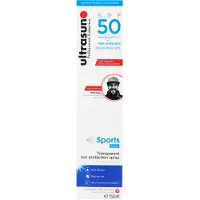 Ultrasun Sport Spray Solaire Transparant SPF50 - 150ml