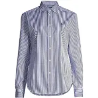 Ralph Lauren Chemisier bleu foncé / blanc