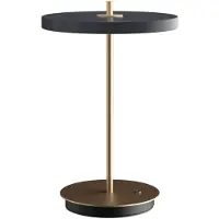 UMAGE Lampe de Table , Asteria Move, dimmable, Or / laiton, Salon / séjour, Métal, Design