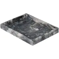 Ferm Living Mist Plateau Rectangulaire Charcoal | 15 x 20 cm