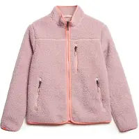 Superdry Femme Veste Polaire Sherpa Outdoor Rose Taille: 42
