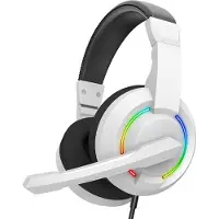 Baracuda Wired headphones BGH-021 Hydra White (Filaire), Casque gaming, Blanc