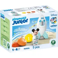 Playmobil 71771 JUNIOR & Disney : L'aventure de Mickey Mouse dans la fusée et l'espace