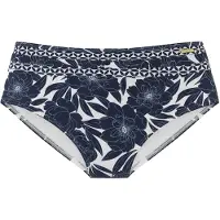 Sunseeker Bas de bikini marine / blanc