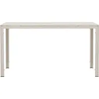 Ebuy24 Mirko table de jardin beige.