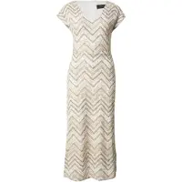 s.Oliver Black Label Robe beige / camel / argent / blanc