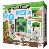 Minecraft Create Your 3d Stickers Multicolore Enfants