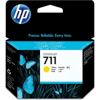 HP 711 (CZ132A) - Jaune - Cartouche d'encre