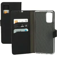 Mobiparts Saffiano Wallet Case Samsung Galaxy S20 Plus 4G/5G Black (Samsung Galaxy S20+), Coque pour téléphone portable, Noir