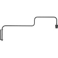 Steinhauer - applique murale - Bloeba - noir - métal - luminaire individuel - E27 - 4142ZW