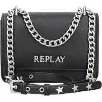 Replay Sac à bandoulière noir / blanc