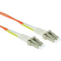 ACT 1 mètre LSZH Multimode 50/125 OM2 fibre patch cable duplex avec connecteurs LC