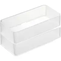 Yamazaki Organiseur empilable M (lot de 2) TOWER (16 cm, 0.37 l, 2x)