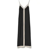 Vero Moda Robe 'VMDenise' noir / blanc cassé