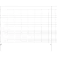 vidaXL Clôture de protection contre le gibier avec poteaux, 25 x 1,6 m (L x H), en acier galvanisé à chaud