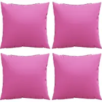 vidaXL Coussins de dispersion Uni 4 pcs Rose 60 x 60 cm tissu polyester