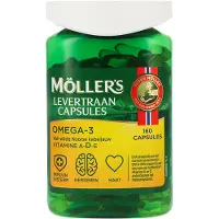 Mollers Möller's Huile de Foie de Morue Oméga 3 - 160 capsules
