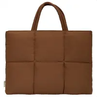 Selencia Sac ordinateur portables Vaya Puffy 16 pouces - Mocha Brown