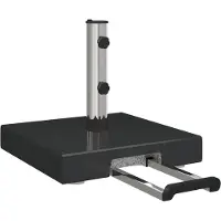 vidaXL Pied de parasol noir 41 x 41 x 37 cm Granit