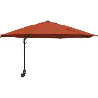vidaXL Parasol de jardin terre cuite 248 x 248 x 148 cm