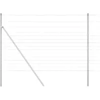 vidaXL Ground Fix Clôture en fil de fer soudé 25 x 1,6 m (L x H)