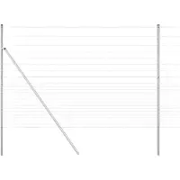 vidaXL Ground Fix Clôture en fil de fer soudé 25 x 1,6 m (L x H)