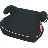 Carkids Rehausseur I-Size Sam - Conforme à la norme I-Size R-129 - Pour les enfants mesurant entre 125 et 150 cm – Housse amovible et lavable - Installation flexible – Noir