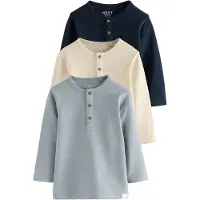 Next T-Shirt chamois / bleu marine / bleu clair