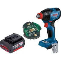 Bosch Visseuse à chocs sans fil GDX 18V-210 C Professional 18 V 210 Nm sans balais + 1 batterie 4,0 Ah + module Bluetooth GCY 42 - sans chargeur