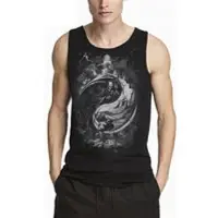 Alchemy England Débardeur Gothic de - Justin - Débardeur - S - 4XL - pour Homme - noir - Taille S