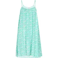 Swirly Robe d’été 'Spring Summer' turquoise / blanc