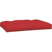 vidaXL Coussins de palette lot de 3 rouge tissu